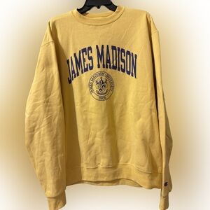 JMU James Madison University Champion Crewneck Sweater, Large